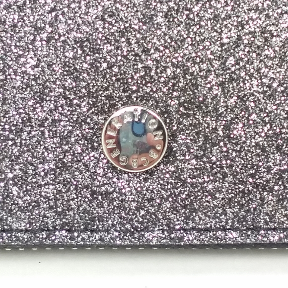 BCBG Kalina Black Glitter Wristlet Boxed NIB - Picture 5 of 11